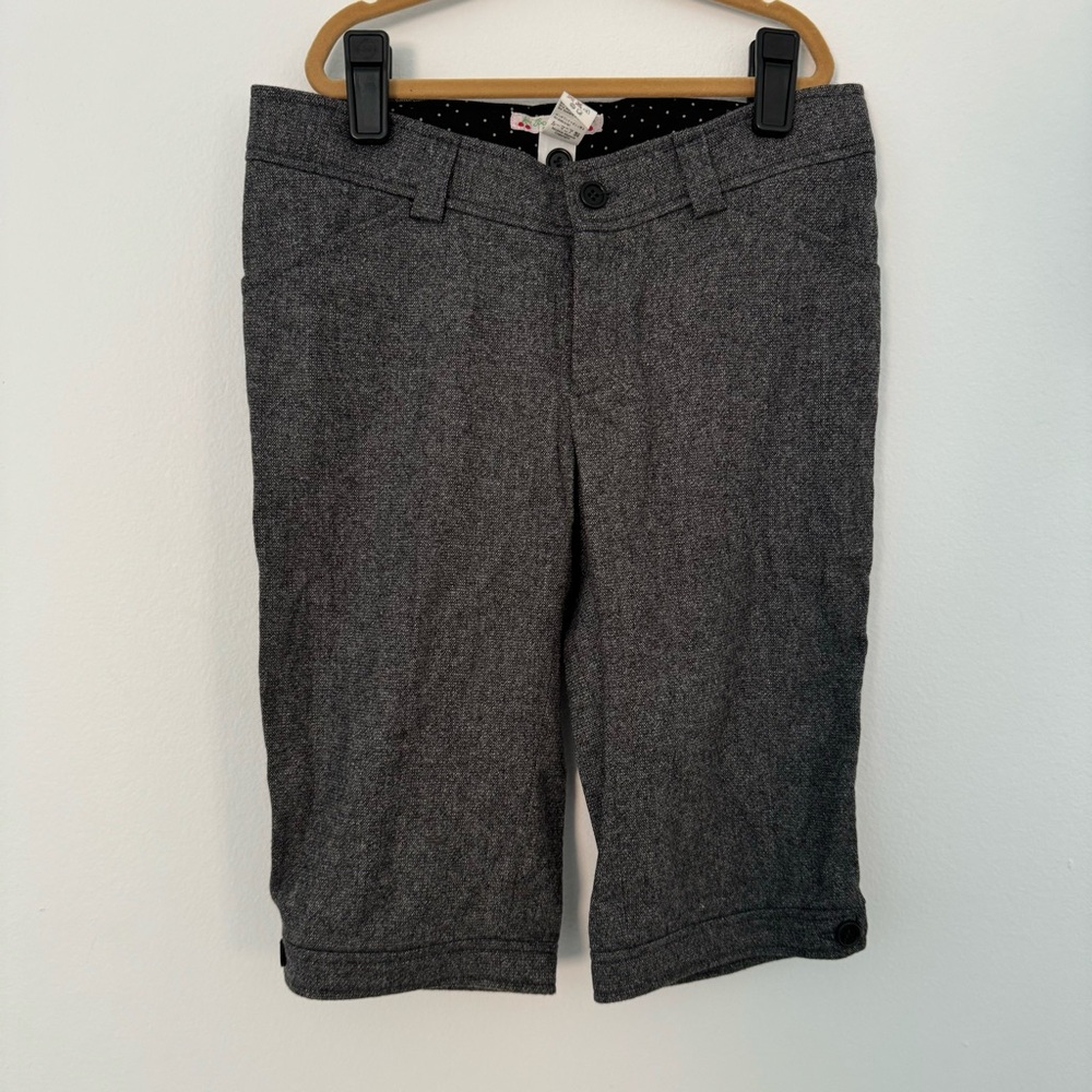 NWOT Bonpoint Grey Wool Capri Pants (10Y)
